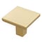 Hickory Hardware Skylight Collection Knob 1-1/4 Inch Square Champagne Bronze Finish HH075341-CBZ - alternate 1